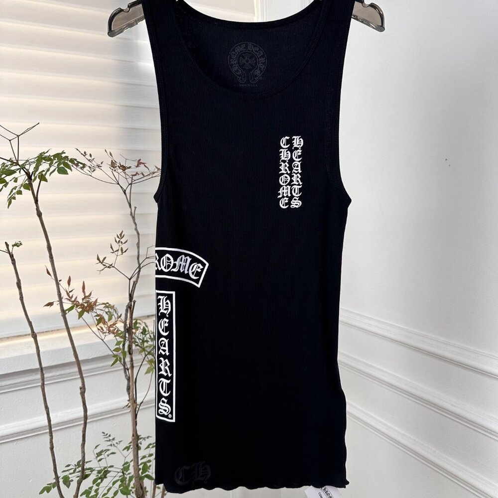 Brand New Chrome Hearts Black Vest